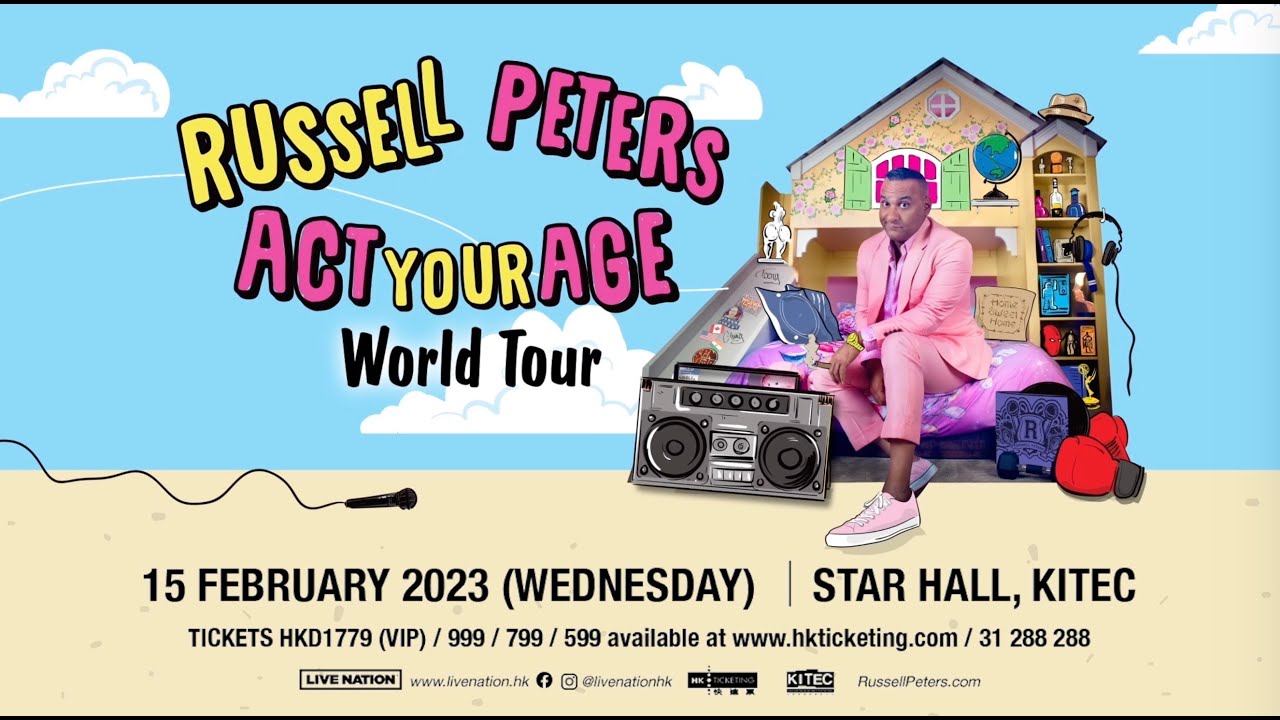 russell peters act your age world tour 2023