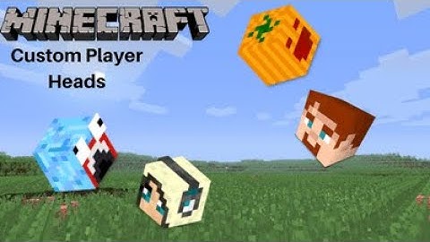 how to get player heads in minecraft (1.15.2)