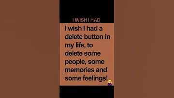 I WISH I HAD 