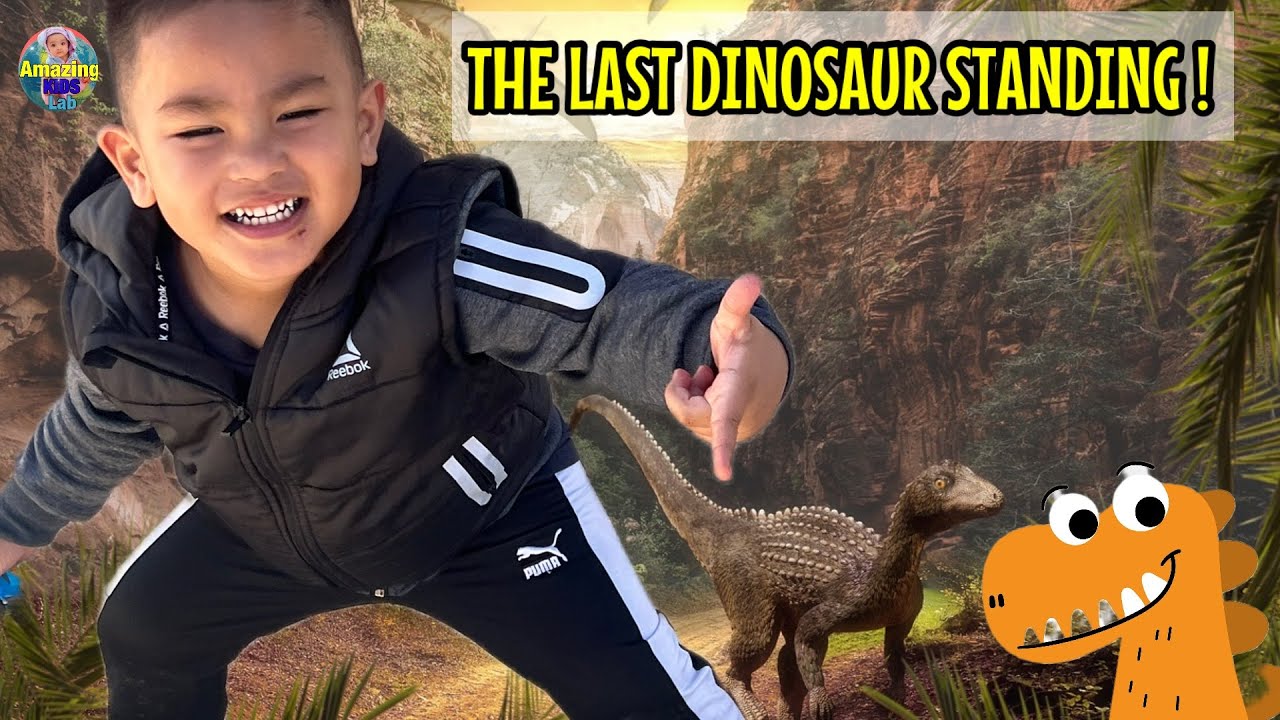 Noah and Daddy Pretend Play the Dinosaurs I The Last Dinosaur Standing | Target 🇺🇸