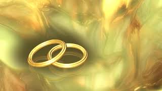 Golden Rose, Wedding Rings, No Copyright, Copyright Free Video, Motion Graphics, Background Video