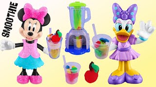 Making Clay Dough Blender Smoothie with Minnie Mouse &amp; Daisy Duck