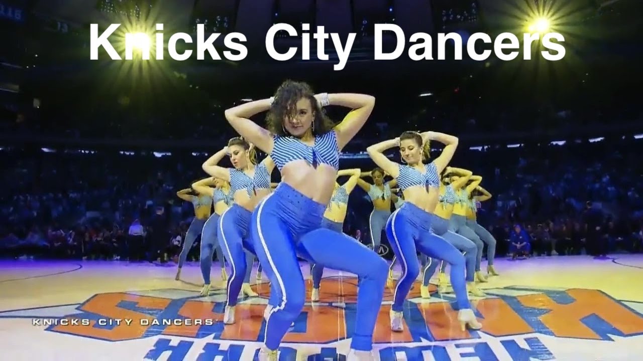 The Knicks City Dancers perform during a time out out as the New York Knicks  play the Philadelphia 76ers at Madison Square Garden in New York City on  October 31, 2009. UPI/John