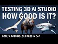 Test out 3d ai studio with me  some impressive results