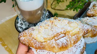 Croissant fourré ?كرواصة فوري بالبيسطاش و اللوز