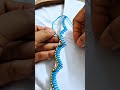 cute border line embroidery 😻🪡 #viral #embroiderypatterns #shortvideo #crochet #art #viralvideo #diy