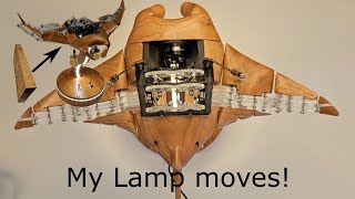 I made an animatronic manta ray lamp!