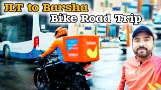 JLT to Barsha Bike🏍️ Road Trip[CC]|Dubai Travel Vlog|Amir Rider Vlogs🏍️