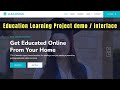 Education learning website project demo | dit 2nd semester project