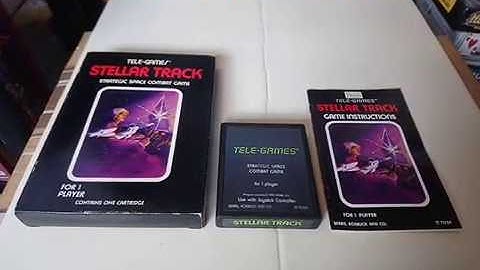STELLAR TRACK Atari 2600 Video Computer System Game Program NTSC Region Version Contents 04.02.20