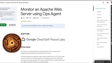 [SEP] Monitor an Apache Web Server using Ops Agent || 2025 || #GSP1108 #qwiklabs #qwiklabsarcade2025