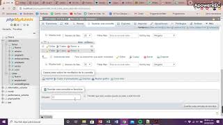 Consulta en PHPMyAdmin