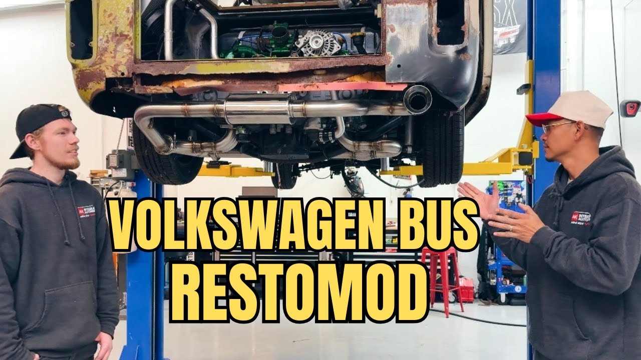 Subaru-Powered Volkswagen Bus Gets Custom Headers & Coolant Piping ...