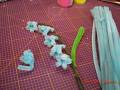 Maiglöckchen aus Chenille Draht - Pipe Cleaner Flowers