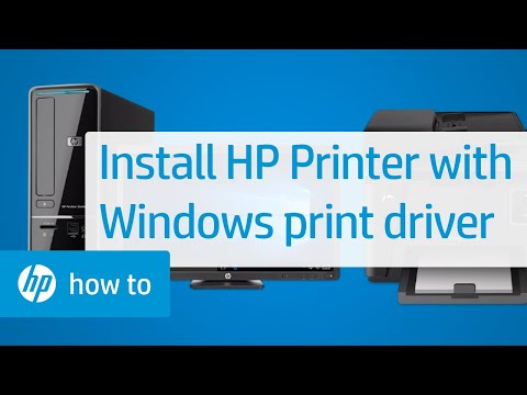 Installing an HP Printer with the Windows Print Driver | HP Printers | HP