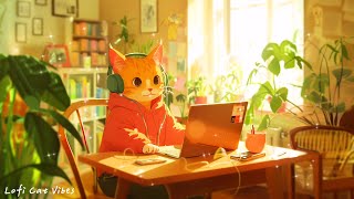 Work & Study Lofi Jazz   With A Cat  | Lofi Hip Hop | Chill Beats | Lofi Songs To Relax  Chill