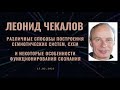 Леонид Чекалов - Различные способы построения семиотических систем