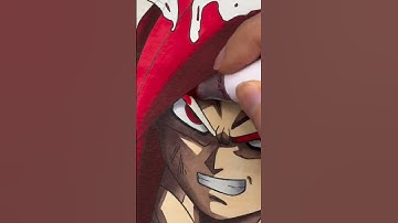 Goku SSJ4 from Dragonball Daima 🔥#anime #drawing  #dbdaima #goku #gokussj4 #ssj4 #songoku #kakarot