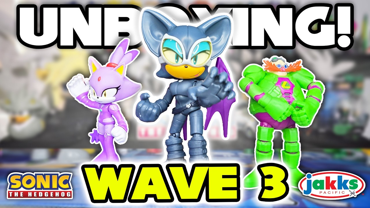 リョク ソニック グッズ 3点 Every NEW Sonic X DC Wave 3 Figures UNBOXING! (Rouge Catwoman
