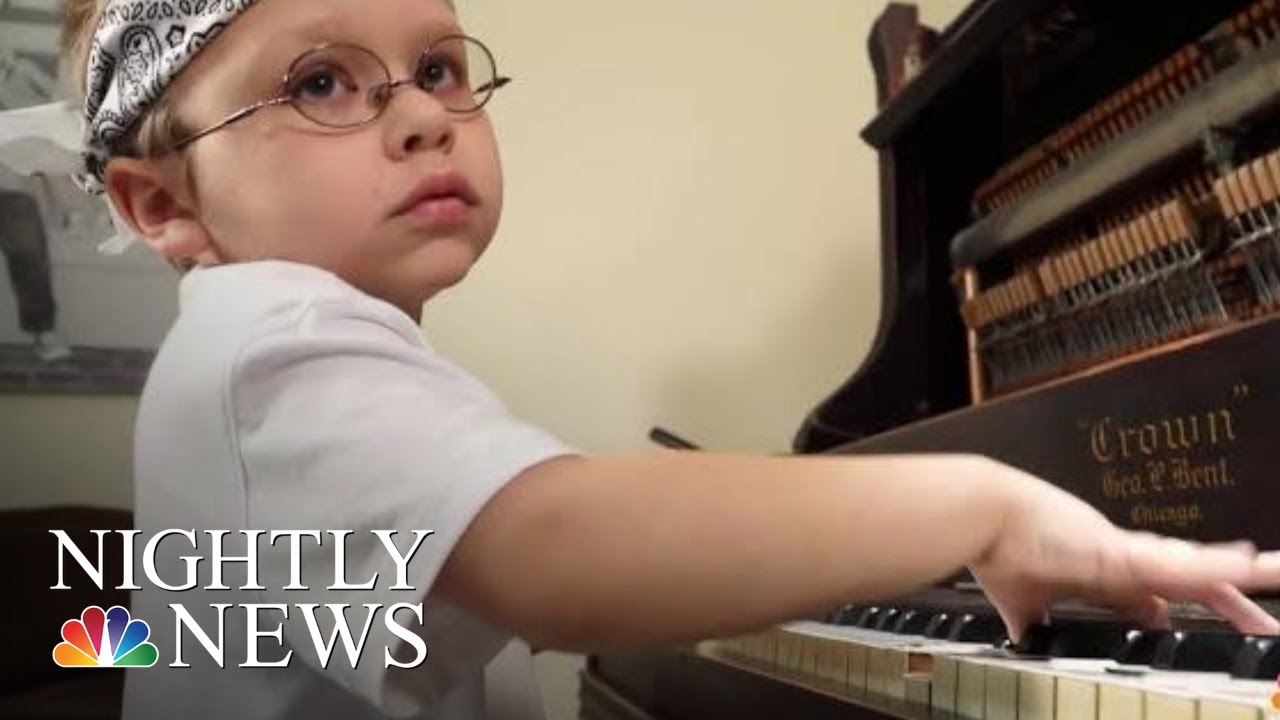Young Piano Prodigy Beats The Odds To Become Viral Sensation Nbc Nightly News Youtube