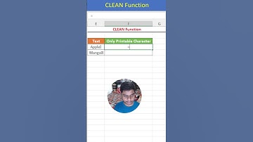 Master the Excel CLEAN Function | Remove Non-Printable Characters Easily