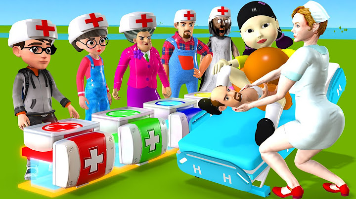 Scary Teacher 3D vs Squid Game Rescuing Pregnant DOLL Give Birth with Nurse vs. 5 Times Challenge