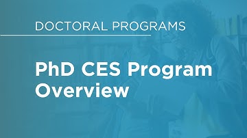 PhD CES Program Overview 12-2025
