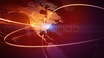 Global Business Network. Loop. Stock Footage