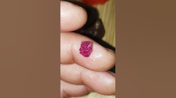 ruby Yên Bái nhỏ xinh #gemstone #ruby #gem #sapphire #daquy