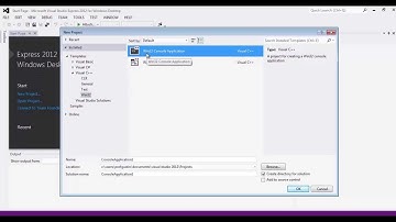 Visual Studio Express 2012 for Windows Desktop