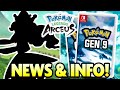 GEN9 is COMING!? NEW POKEMON LEAKS and MORE! Pokemon Legends Arceus News!