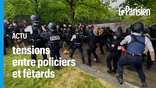 Tensions entre “teufeurs” et policiers lors d’une fête sauvage parc de Bercy à Paris