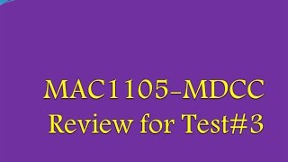 MAC1105 MDCC RT3 V5