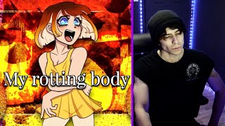 Her Brain Decayed and Became a ZOMBIE | R.I.P - Fruiting Bodies ft. Gumi English Reaction & Analysis