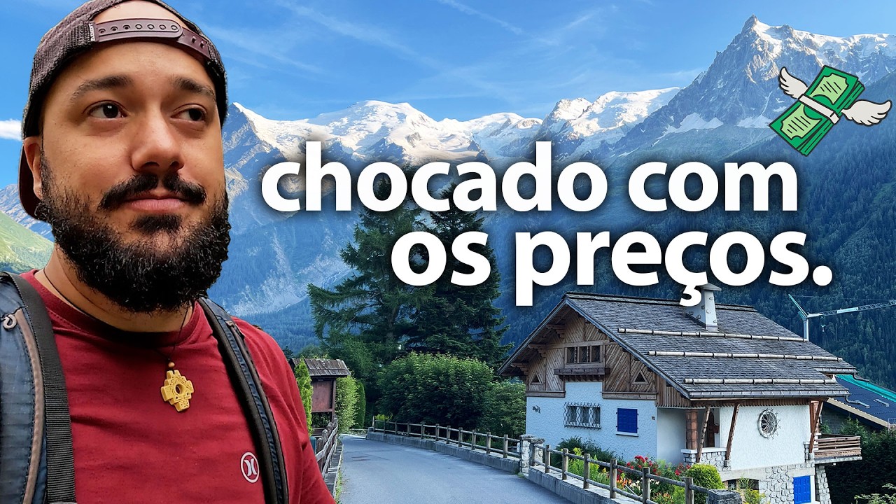 PRIMEIRAS IMPRESSÕES dos ALPES na FRANÇA, Chamonix-Mont-Blanc 🇫🇷