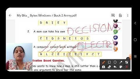 Class II Computer 07-12-2020 by Ms Poonam Singh