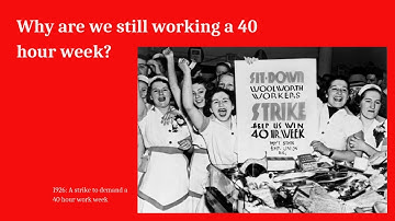 Why are we still working 40 hours/ week? | Productivity and Today