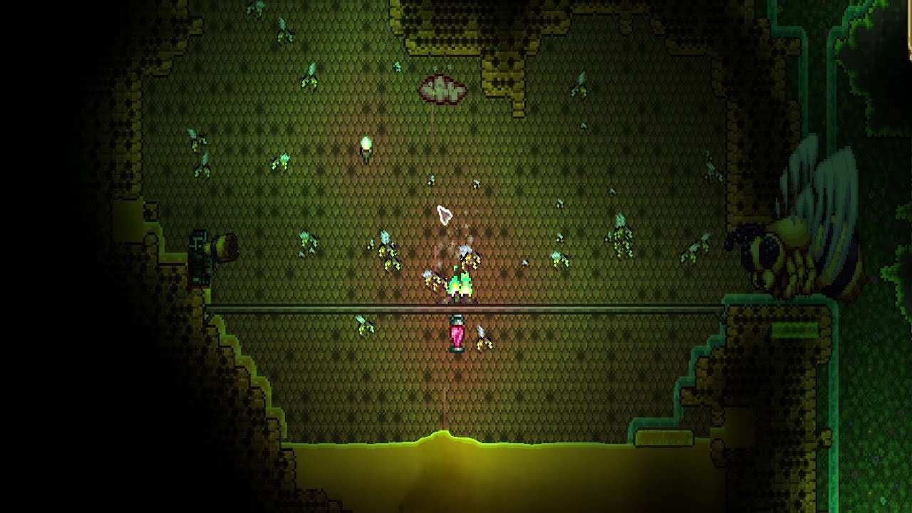 terraria-17-fighting-queen-bee-4-times-youtube