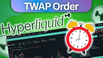 How to Create TWAP Order on Hyperliquid - Full Step by Step Tutorial