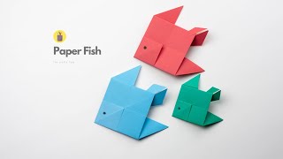 How to Make a Simple Origami Fish for Kids | Easy Origami Tutorial