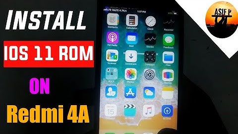 Installing IOS 11 ROM ON MY REDMI 4A Device in 2019 with Installation Guides
