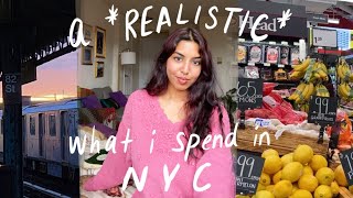 what i spend in a week in NYC *i can't believe i spend this much to simply exist*