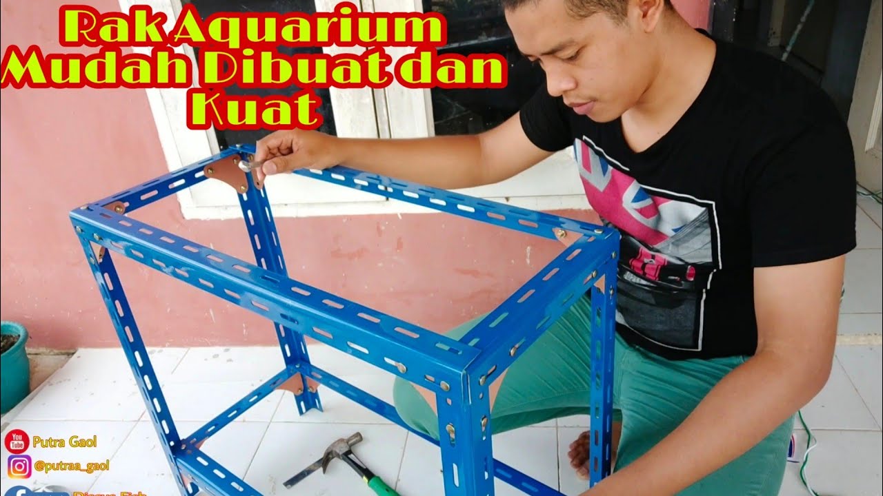  Membuat  Rak  Aquarium Dari Besi  Siku  Lubang YouTube