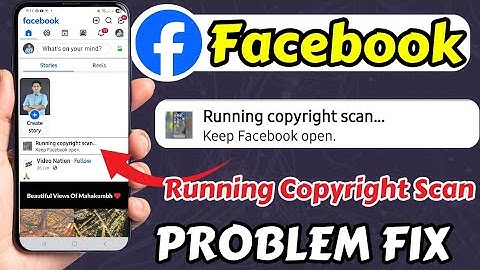 Facebook running copyright scan || Remove Running copyright scan in facebook Today Problem Solve