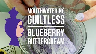 Easy  to make blueberry buttercream | Easy cake baking tutorial | Danerie bakes screenshot 2
