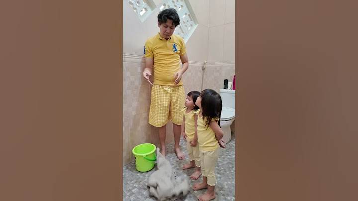 Dad teach good habits at home #kembarlucu #funny
