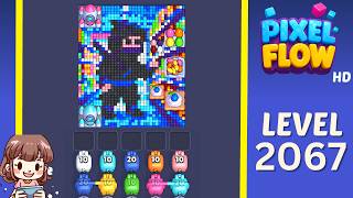 Pixel Flow Level 2067 Solution Walkthrough