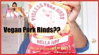 Trying Pig Out Vegan Pork Rinds review  Is it worth it?  #veganporkrinds #Pigless