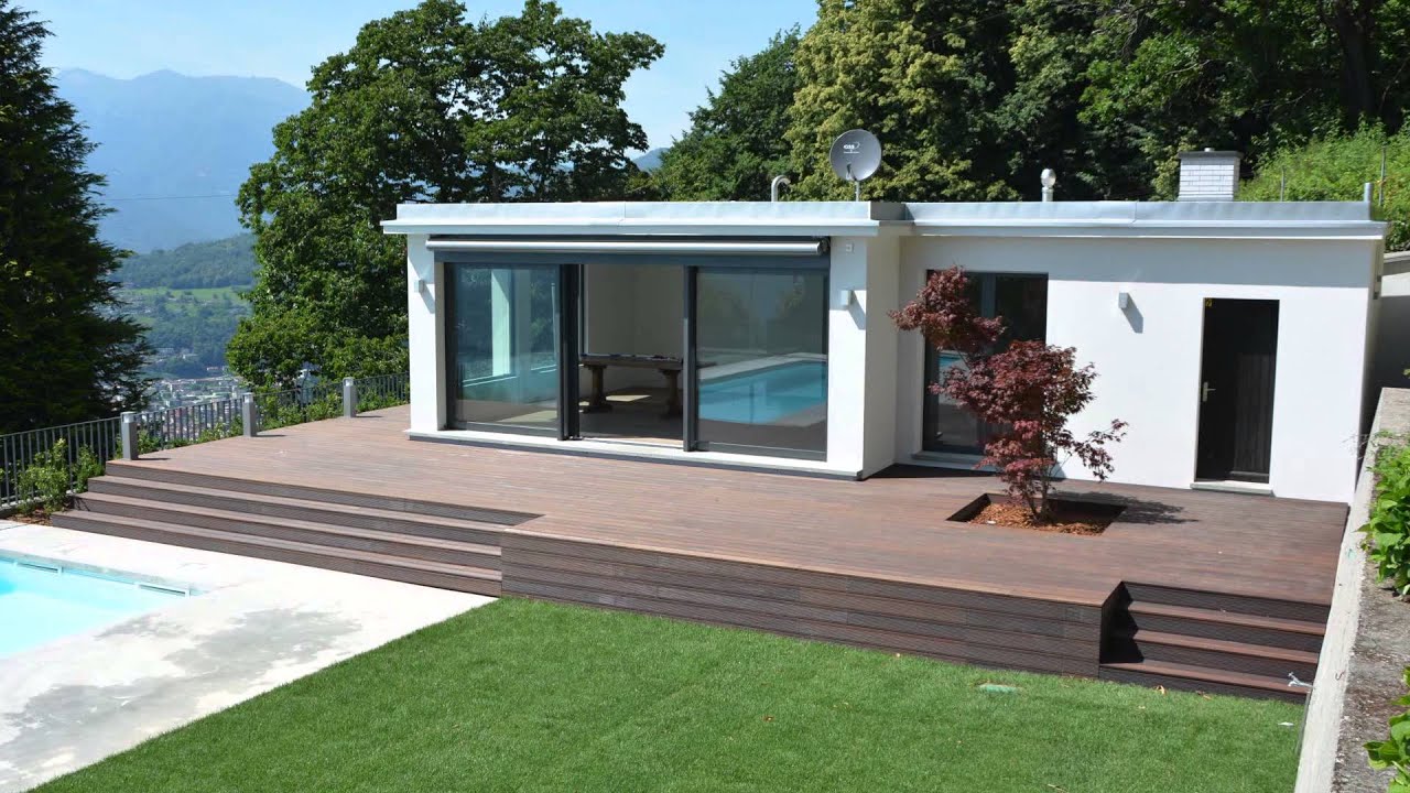 Pavimenti esterni in legno decking in ticino