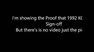 I'm Showing You That Proof 1992 KCPT-TV (PBS) Signoff
